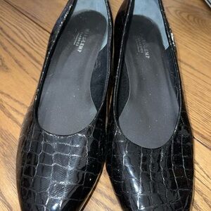 Mark Lemp Classic Pumps Black Patent Leather Alligator Size 13 M Shoes